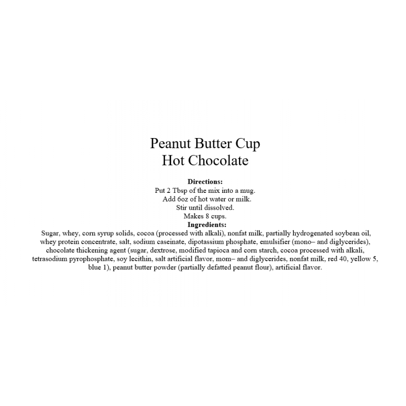 Peanut Butter Cup Hot Chocolate MixTGC